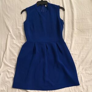Sandro Royal Blue Sleeveless Mini Dress